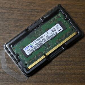 [送料185円] Samsung ノートパソコン PC メモリ 2GB 1枚 / 1Rx8 M471B5773DH0-CH9 PC3-10600S S.O.DIMM / 1206 (DDR3-1333) サムスン