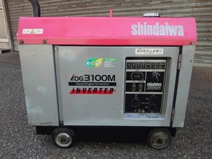 (即決)新ダイワ・発電機・インバータ・エコ・iDG3100M・2292時間・ディーゼル