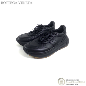 ボッテガ ヴェネタ （BOTTEGA VENETA） スピードスター レザー スニーカー ローカット シューズ #36.5 靴 565646 ブラック（未使用品）中古