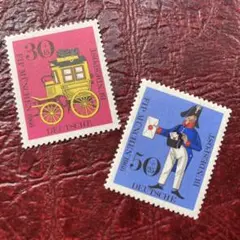 52419現品限り　外国切手未使用　ドイツ発行郵趣連合2種揃