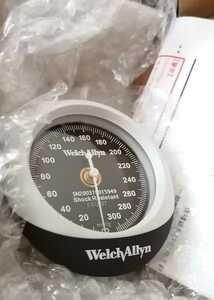 ウェルチ・アレン Welch Allyn アネロイド血圧計ゲージ[デュラショック・ポケット型] ゲージのみ(レーザー刻印) DS45A