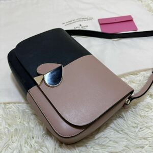 1円〜■美品■ケイトスペード ニューヨーク Kate Spade New York ニコラツイストロック 2wayショルダーバック フラップ バイカラー 本革266