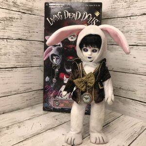 8Y142 LIVING DEAD DOLLS 白うさぎ リビングデッドドールズ WHITE RABBIT 着せ替え 人形 ドール コレクション フィギュア ホビー 1000-