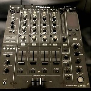 【美品】DJM850-K PIONEER DJミキサー 4ch 