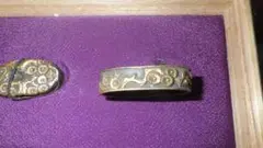武具　刀の柄頭と縁金のセット 菊紋
