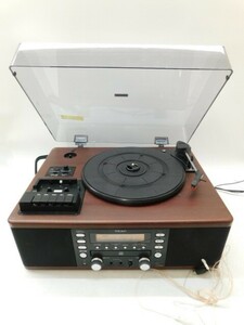 ★友5144 TEAC ティアック CDレコーダーシステム LP-R560K ターンテーブル レコード カセットテープ ラジオ CD カラオケ 12404031