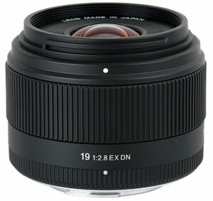 シグマ 19mm F2.8 EX DN MFT マイクロフォーサーズ用 デジタル専用 単焦点 (中古品)