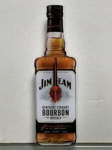 ジムビーム JIM BEAM ボトル型 ウォールクロック 新品・未使用・非売品 レア！！