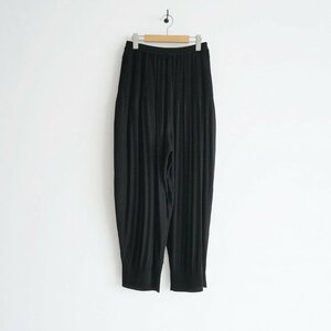 2022 / 未使用 / ENFOLD エンフォルド / PEジョーゼット プリーツテーパードTROUSER パンツ 38 / 300FA231-0530 / 2303-0720