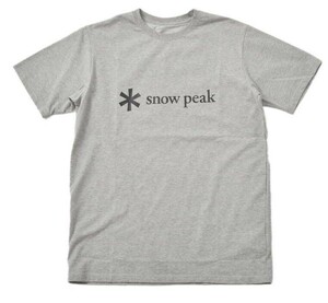 snow peak スノーピーク ロゴ Tシャツ