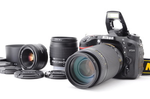 Nikon ニコン D7200 トリプルレンズキット 新品SD32GB付き ショット数8145回