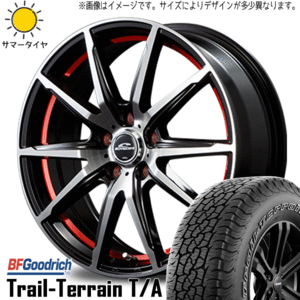 新品 RAV4 デリカ 265/65R17 BFグッドリッチ T/A RX-02 17インチ 7.0J +35 5/114.3 サマータイヤ ホイール 4本SET