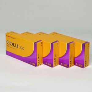 Kodak Gold200 120 5本パックx4箱 (20本)期限2025年6月