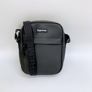 Supreme 23AW Leather Shoulder Bag レザー ショルダーバッグ 本革 牛革 斜め掛け コンパクト 旅行 メンズ シュプリーム 鞄 DF11183■