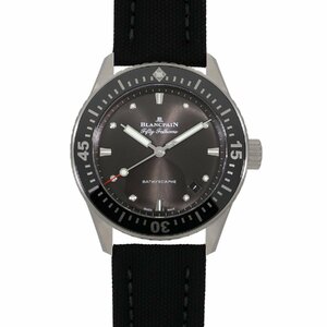 ブランパン フィフティファゾムズ バチスカーフ 5100B-1110-B52A メテオグレー メンズ 新品 送料無料 腕時計