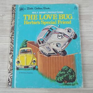 外国語絵本[ディズニー ラブ・バッグ THE LOVE BUG : Herbies’s Special Friend] 洋書 英語絵本 Little Golden Book ハービー