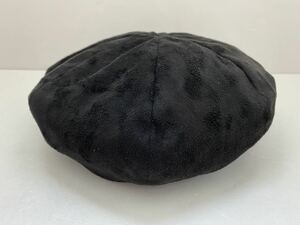 BROWNY 黒 ベレー帽 フリーサイズ ブラウニージャパン 秋冬 レディース