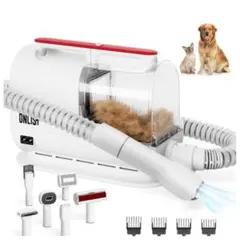 犬 猫 ペット用 グルーミングセット バリカン 掃除機 吸引機 大容量 2.2L
