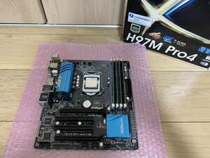 ASRock H97M Pro4 マザーボード+Corei5-4570+メモリ16GBセット 動作確認済み