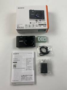 1000円~■★通電確認のみ★SONY ソニー Cyber-shot サイバーショット DSC-WX350 コンパクトデジタルカメラ 箱付き★okoy2625451-324★t9128