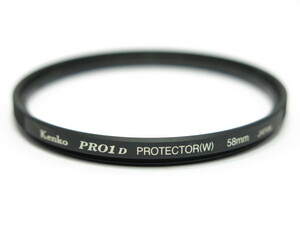 【 中古 】Kenko PRO1D PROTECTOR(W) 58ｍm 高性能 保護 フィルター ケンコー [管Ke750]