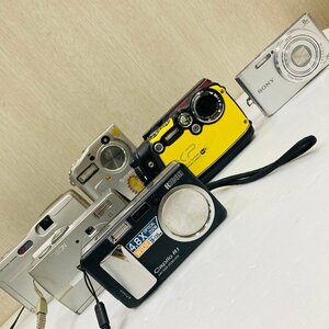 【76】② 1円～ デジタルカメラ コンパクトカメラ CASIO カシオ ソニー SONY LUMIX 7台セット まとめ 壊れ物 動作未確認 ジャンク品