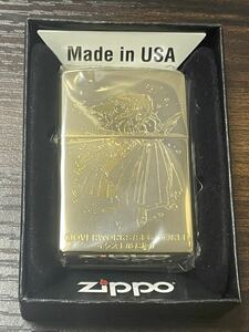 zippo サクラ大戦 真宮寺さくら 帝国華撃団 2面刻印 ゴールド ゲーム アニメ SEGA イラスト/藤島 康介 2002年製 ケース 保証書