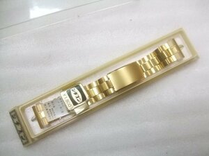 デッドストック未使用シチズンン純正箱付金色時計ベルト20ミリ　Z939