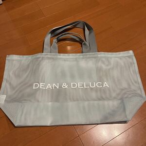 DEAN&DELUCA ディーン&デルーカ ディーンアンドデルーカ メッシュトートバッグ ミントブルーBIGサイズ