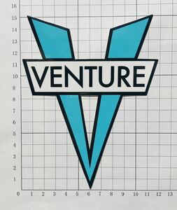 VENTURE Trucks Chive V Skateboard V Logo Vintage Skateboarding Stickerベンチャー トラック Vロゴ ステッカー