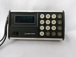 CASIO mini CM-601 電子計算機 カシオミニ 昭和レトロ 計算機 カシオ レトロ electronic ケース付き　ジャンク