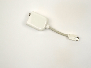Apple（アップル）純正 Mini-DVI to Video Adapter（M9319G/A）変換アダプタケーブル■動作品