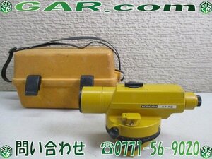 LD38 TOPCON/トプコン オートレベル AT-F2 自動レベル 測定器 測量機 建設 土木 ケース付き