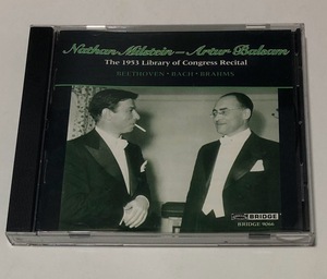 NATHAN MILSTEIN ナタンミルシテイン CD The 1953 Library Of Congress Recital ★ ベートーヴェン バッハ ブラームス
