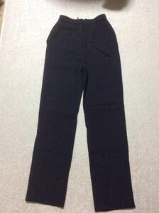 TAKEO NISHIDA 全裏地あり 黒色 レディース パンツ スラックス ズボン 毛１００％ Mサイズ