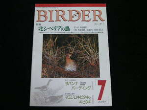 ◆バーダー 1991/7◆北シベリアの鳥,サバンナバーディング,マミジロキビタキとキビタキ