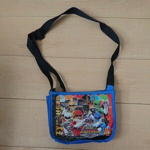 【USED】 動物戦隊 ジュウオウジャー ショルダーバッグ ☆ バッグ ポーチ 子ども用