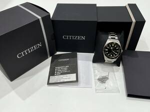稼働品 CITIZEN プロマスター ダイバー 8204-S123712 200M SS 自動巻き メンズ腕時計 シチズン　2656