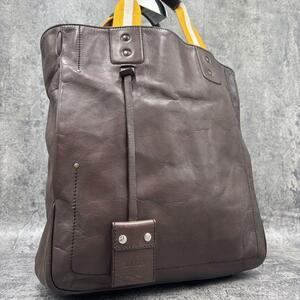 希少色　極美品　BALLY バリー トートバッグ トレインスポッティング 　ビジネスバッグ　肩掛け　茶色　デザイン希少　メンズ　人気