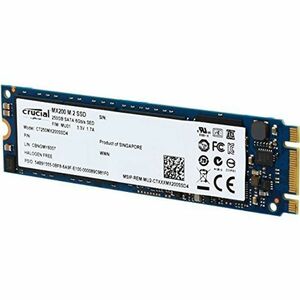 Crucial MX200 M.2 Type 2280SS (Single Sided) 250GB SATA 6Gbps (SATA II