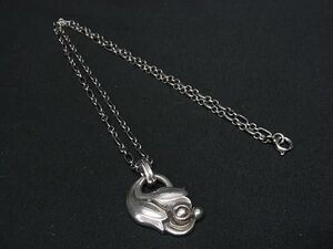 1円 GEORG JENSEN ジョージ ジェンセン SV925 ネックレス ペンダント アクセサリー レディース シルバー系 FD0120