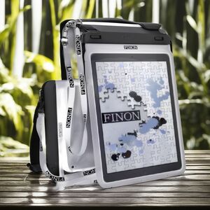 　防水 大型タブレットケース ネックストラップ