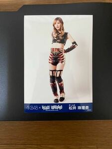 SKE48 松井珠理奈 写真 VILLAGE VANGUARD AKB シュートサイン衣装 1種