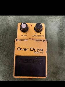 BOSS オーバードライブ Overdrive boss od-1 1978年製 ギター　エフェクター　オーバードライブ