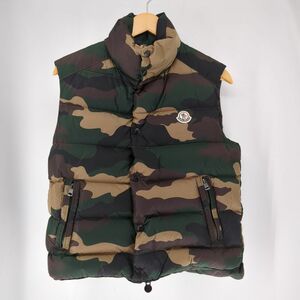 ★ モンクレール ダウンベスト ジャケット 迷彩 カモフラ MONCLER TIB GILET B20914335005 53896 サイズ0 中古 古着 ◆3114/高洲店