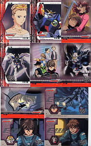 ガンダムＷエンドレスワルツ 米国版カード ノーマルコンプ90枚 GUNDAM WING ENDLESS WALTZ TRADING CARDS UPPER D・E・C・K