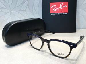 【新品】RayBan レイバン HAWKEYE RB5398F 8283 メガネフレーム ブルー ハバナ☆未使用