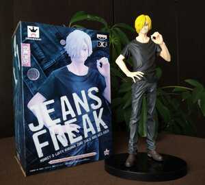 ワンピース フィギュア サンジ Jeans Freak ヴィンスモーク・サンジ mqui-B