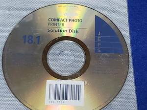 CD014 Canon キヤノン COMPACT PHOTO PRINTER Solution Disk Ver 18.1 未開封　未使用　まとめ取引歓迎