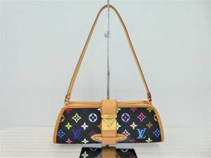 【送料無料】LOUIS VUITTON　ルイヴィトン　モノグラムマルチカラー　シャーリー　ノワール　PVC　レザー　ハンドバッグ　M40050　21-1828